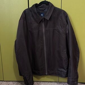 Men's Brown Gap Wind Breaker Jacket Medium